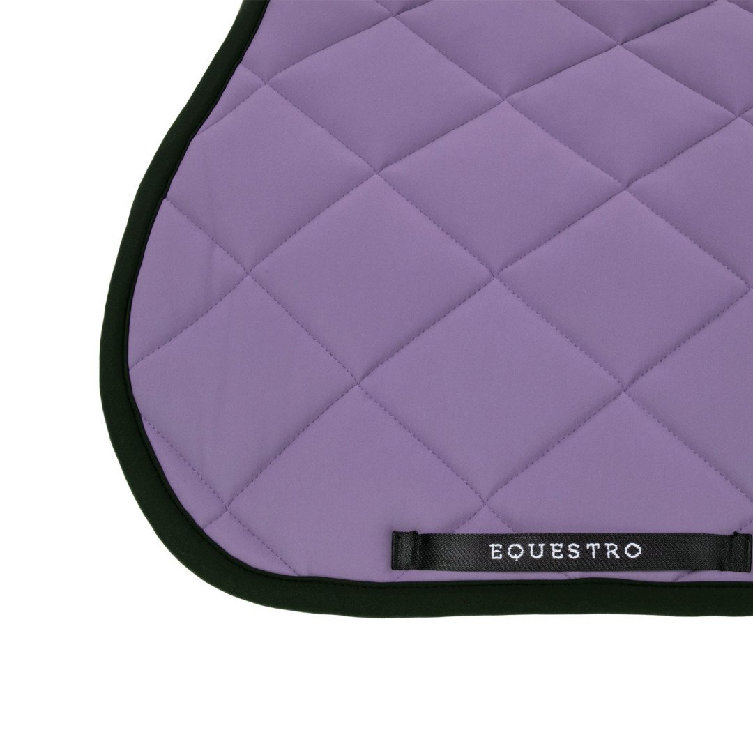Equestro Jumping Saddlepad in Black Line Edition Technical Fabric