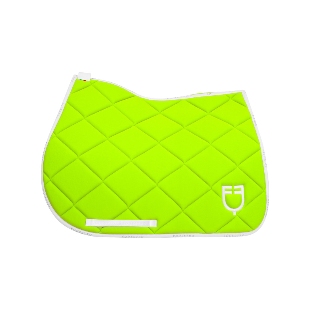 Jumping Saddle Pad Technical Fabric With Logo Jumping Saddle Pad Technical Fabric With Logo