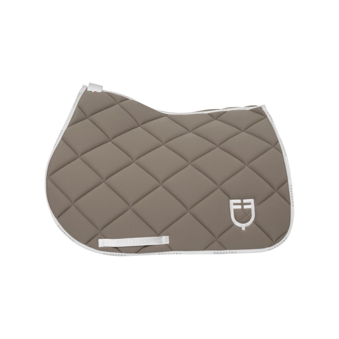 Jumping Saddle Pad Technical Fabric With Logo Jumping Saddle Pad Technical Fabric With Logo