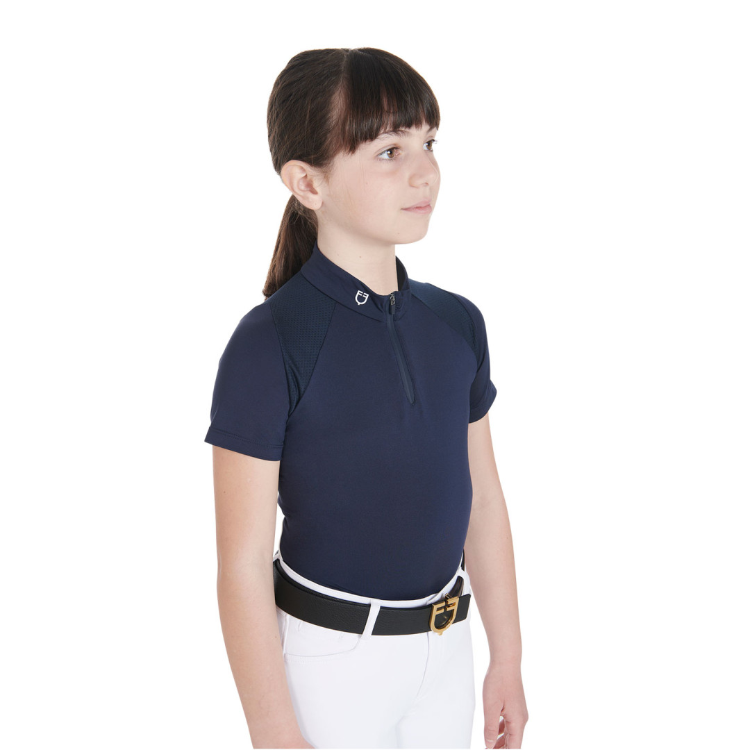 Polo d'entraînement technique Junior SS Zip Polo d'entraînement technique Junior SS Zip