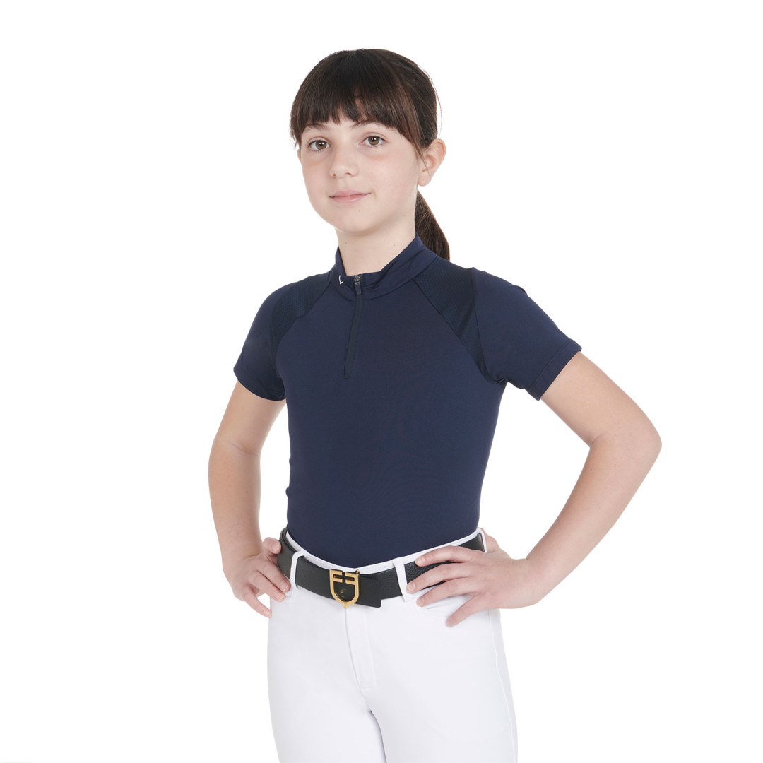 Junior Technical Training Polo Ss Zip Junior Technical Training Polo Ss Zip