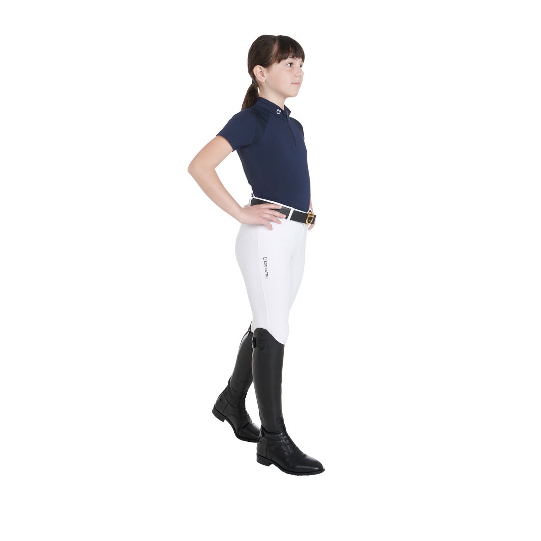 Polo de entrenamiento técnico júnior SS Zip Polo de entrenamiento técnico júnior SS Zip