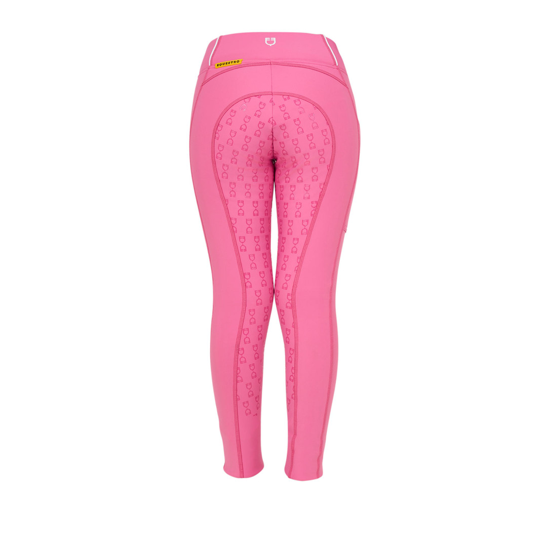 Leggins bambina slim fit grip con logo Leggins bambina slim fit grip con logo