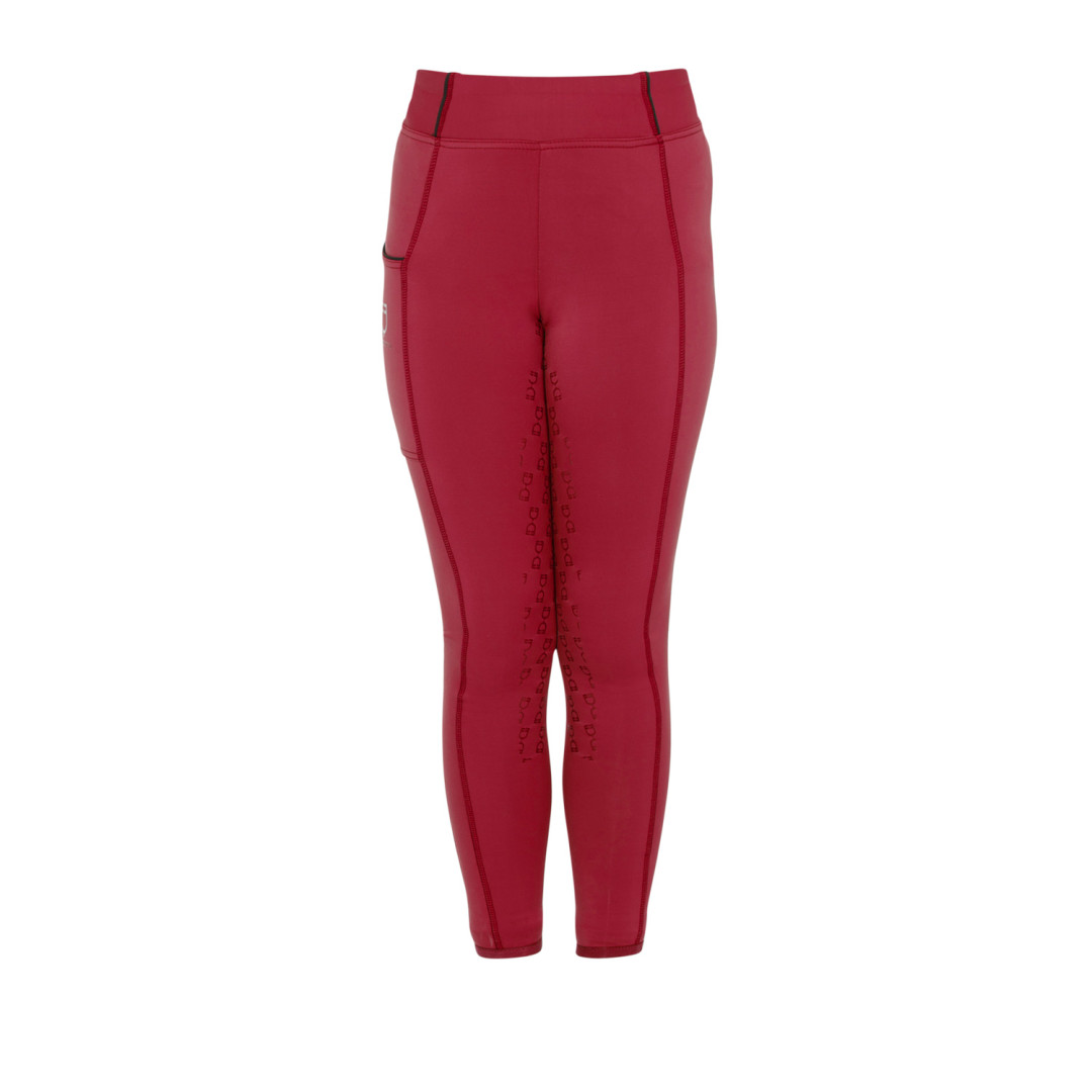 Leggins bambina slim fit grip con logo Leggins bambina slim fit grip con logo