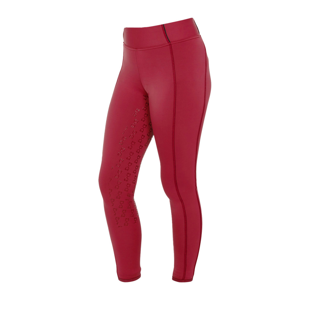Leggins bambina slim fit grip con logo Leggins bambina slim fit grip con logo
