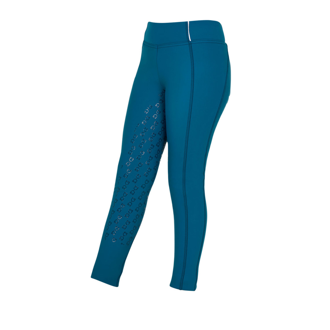 Leggins bambina slim fit grip con logo Leggins bambina slim fit grip con logo