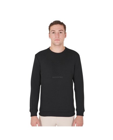 Felpa uomo in cotone con logo