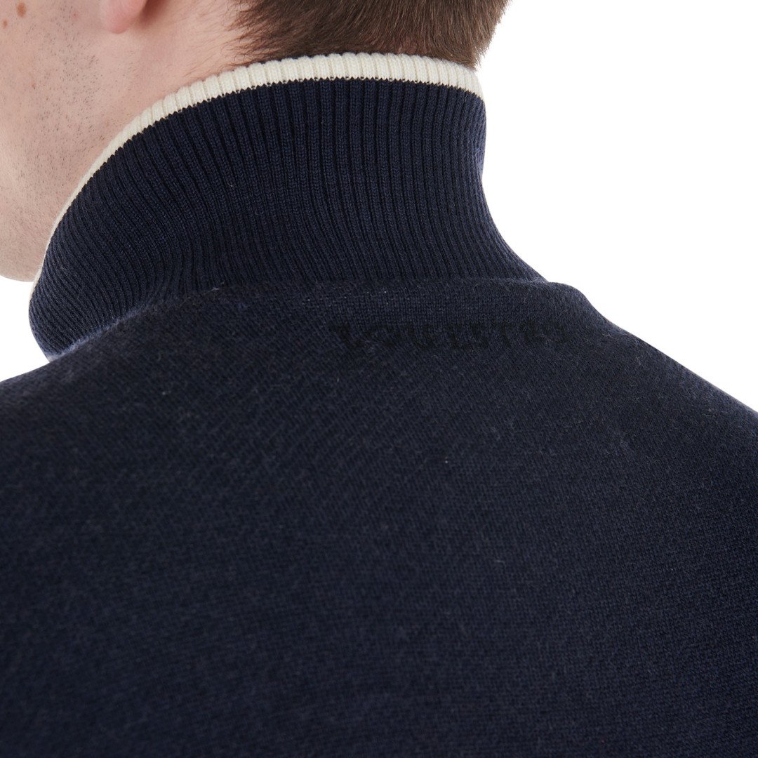 Men's nylon and mesh jacket with front zip