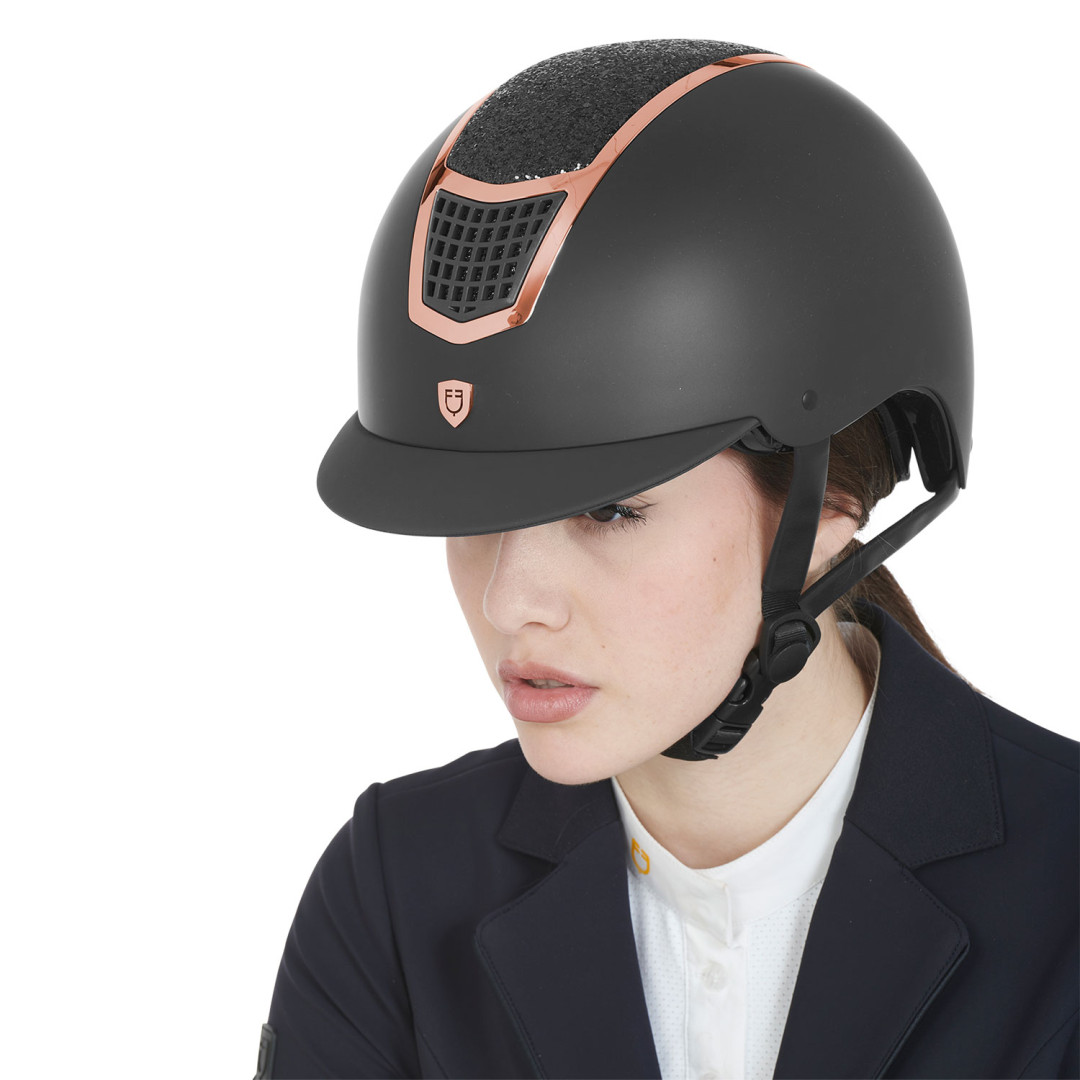 Casco Equestro Modello Eclipse Stone Mat Rowel Fitting Casco Equestro Modello Eclipse Stone Mat Rowel Fitting