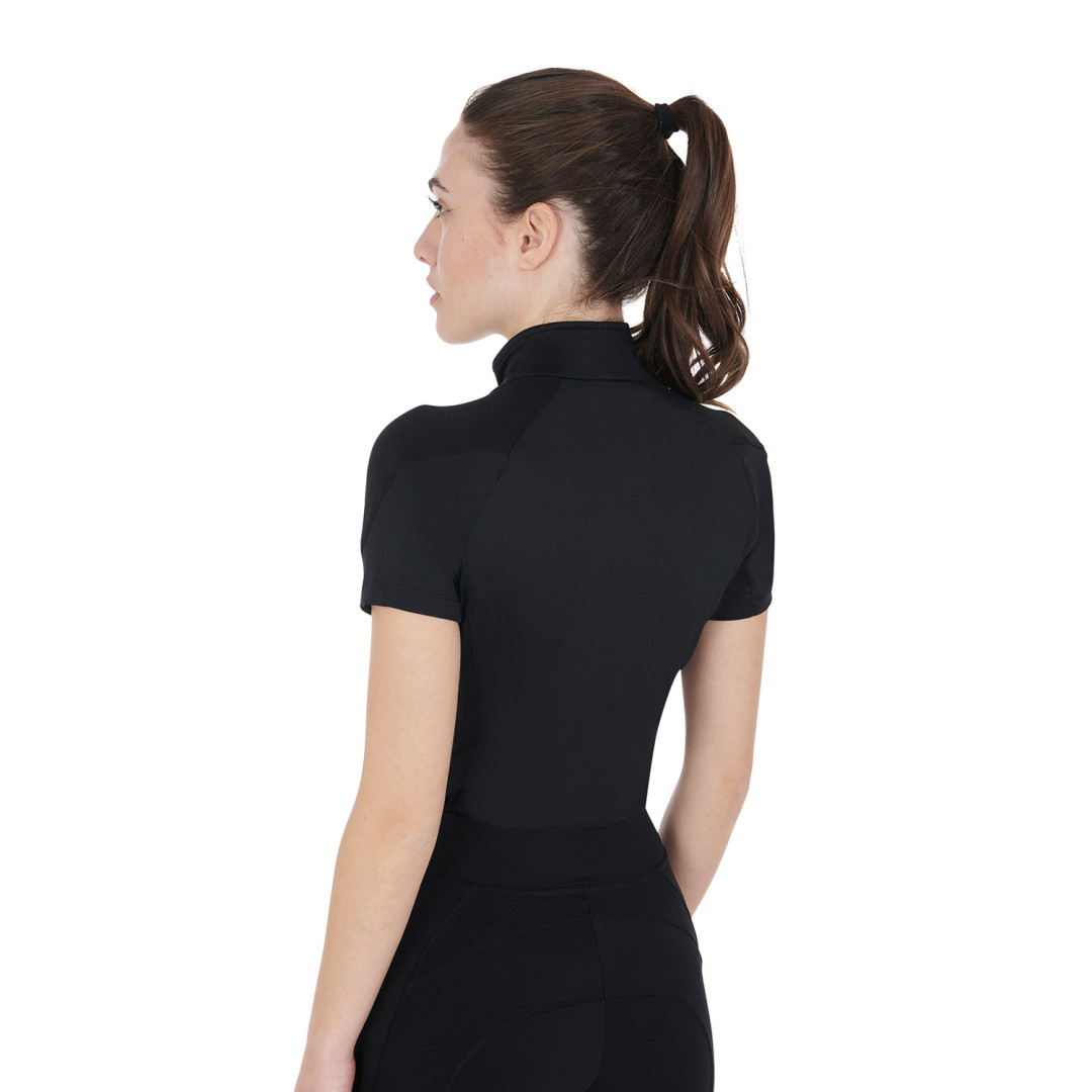 Equestro Kurzarm-Baselayer für Damen aus technischem Gewebe Equestro Kurzarm-Baselayer für Damen aus technischem Gewebe