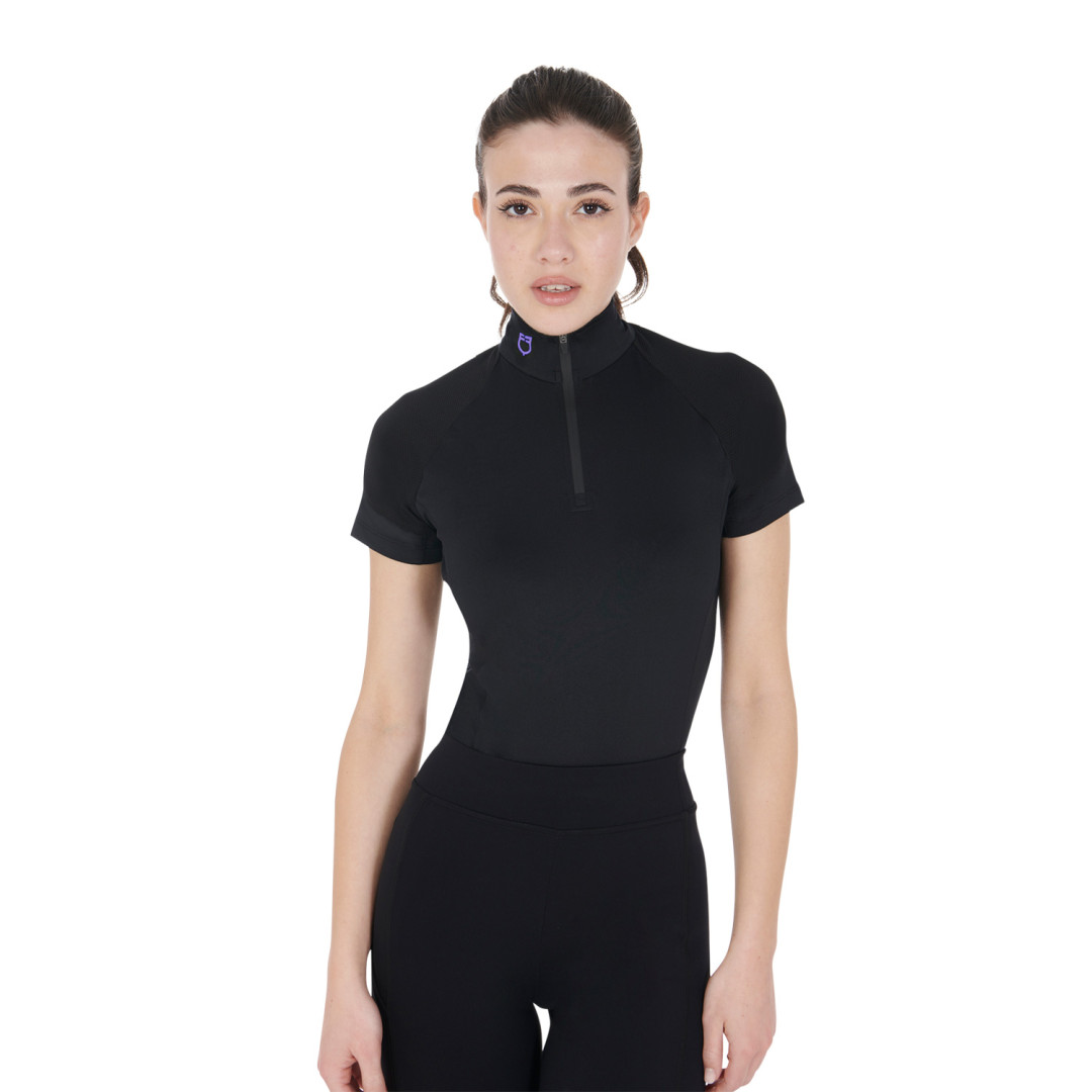 Base Layer Donna Equestro Manica Corta In Tessuto Tecnico Base Layer Donna Equestro Manica Corta In Tessuto Tecnico