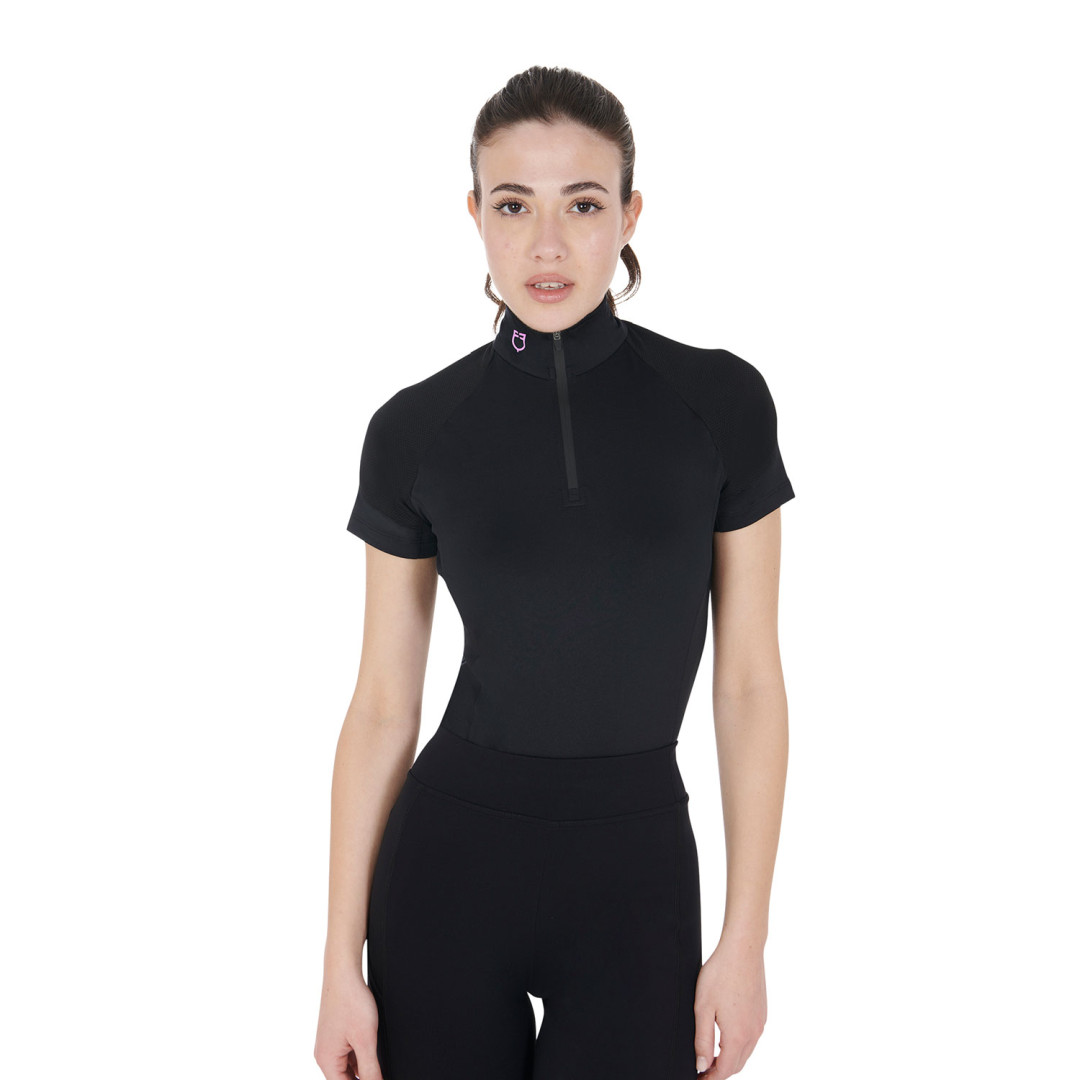 Base Layer Donna Equestro Manica Corta In Tessuto Tecnico Base Layer Donna Equestro Manica Corta In Tessuto Tecnico