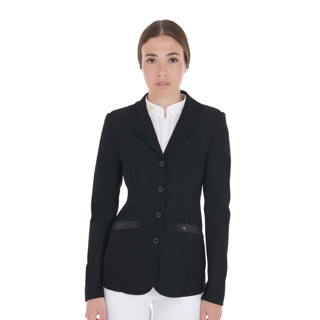 Chaqueta Equitación Mujer Perforada Chaqueta Equitación Mujer Perforada