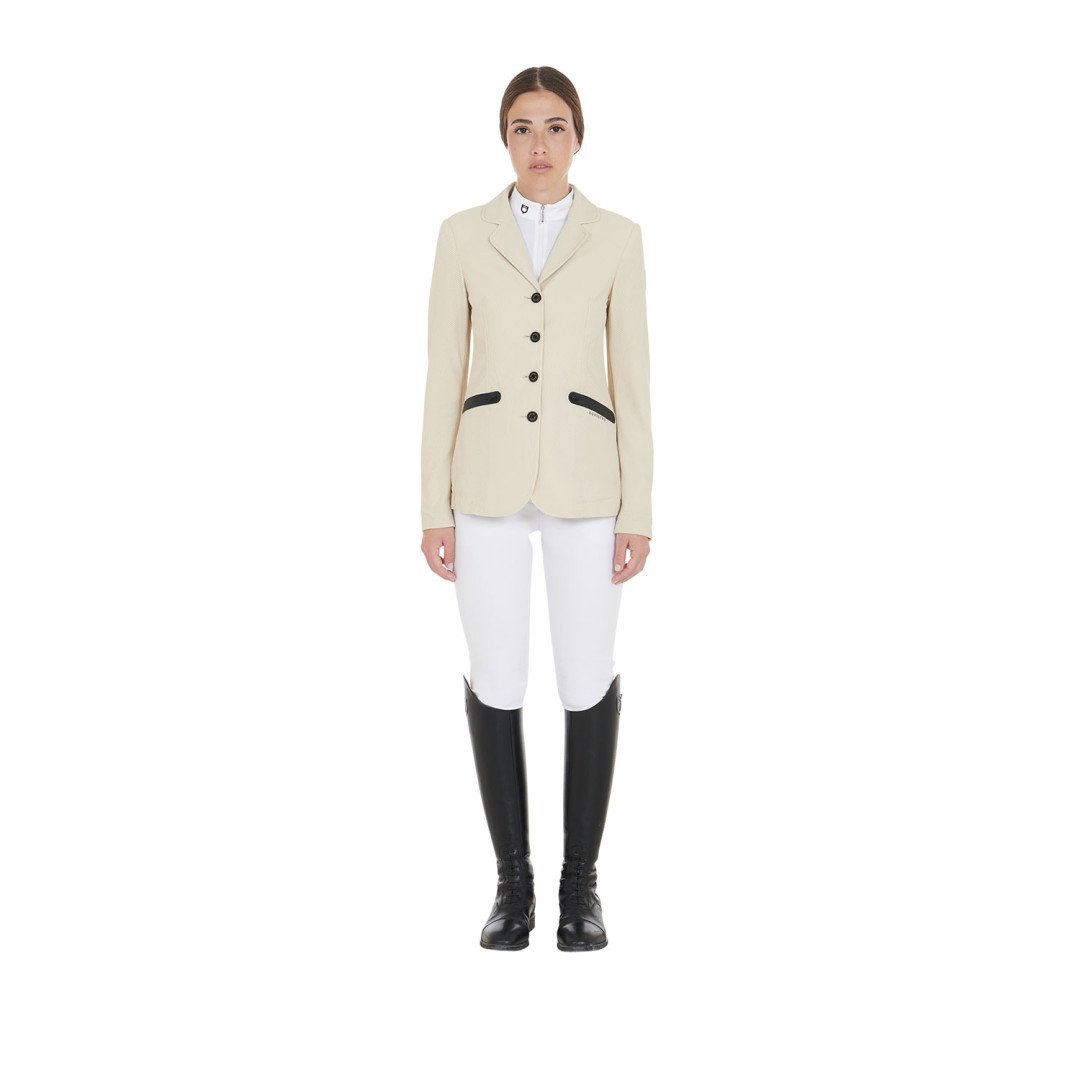Chaqueta Equitación Mujer Perforada Chaqueta Equitación Mujer Perforada