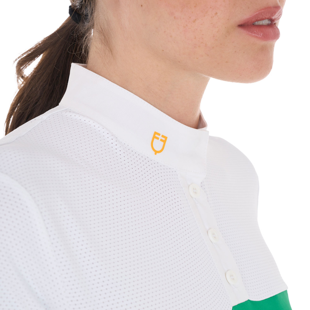 Polo Femme SS Boutons 1 2 Mesh Polo Femme SS Boutons 1 2 Mesh