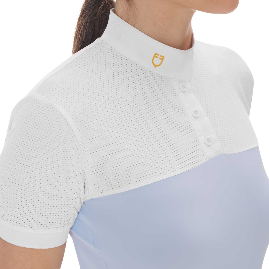 Polo Mujer SS Botones 1 2 Malla Polo Mujer SS Botones 1 2 Malla