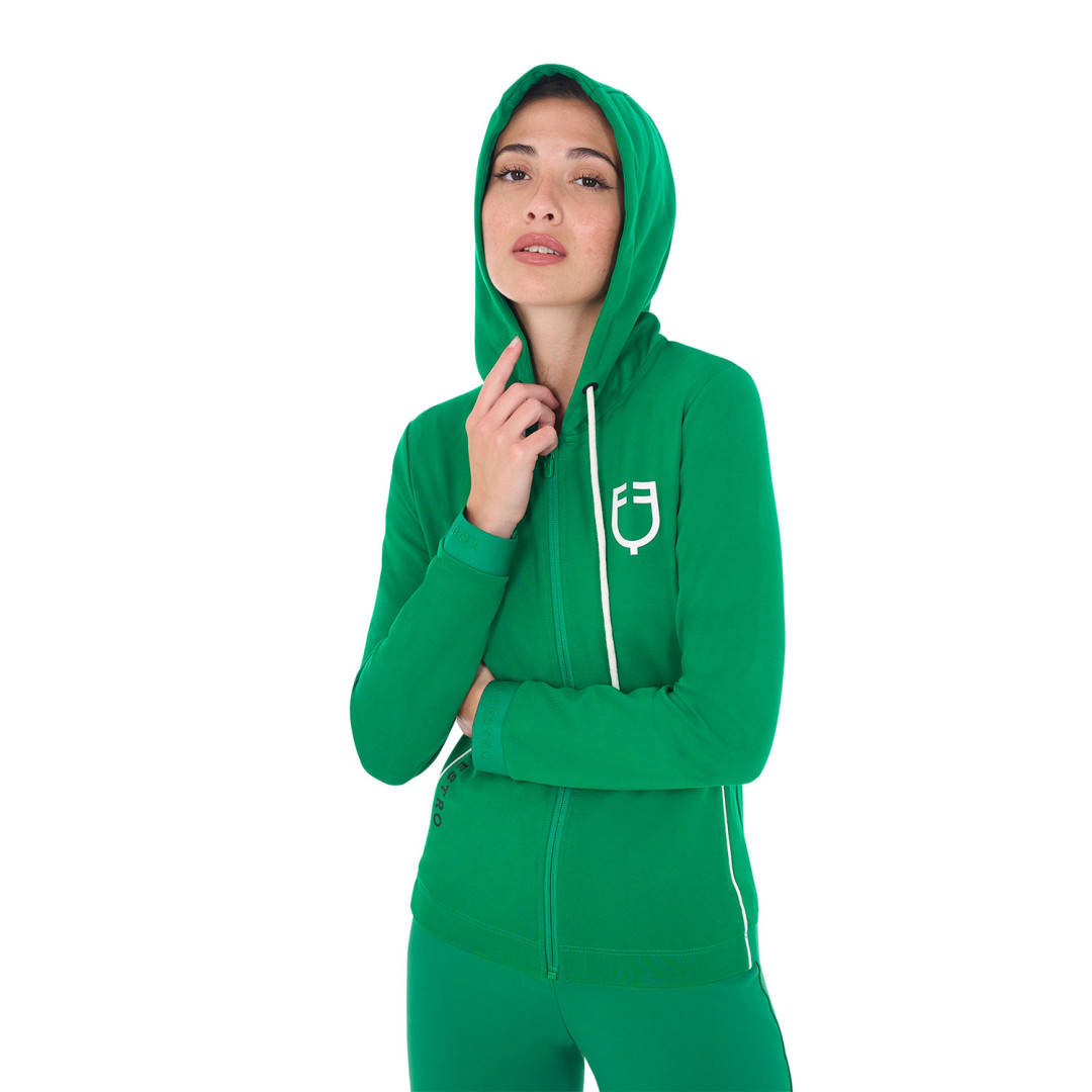 Sweat à Capuche Femme Interlock Full Zip Sweat à Capuche Femme Interlock Full Zip