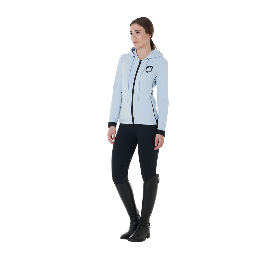 Damen Interlock Hoodie mit Full Reißverschluss Damen Interlock Hoodie mit Full Reißverschluss