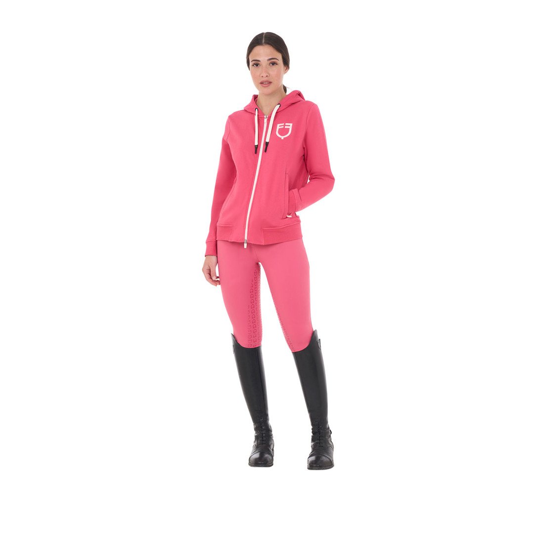 Damen-Kapuzenpullover mit Frontreißverschluss