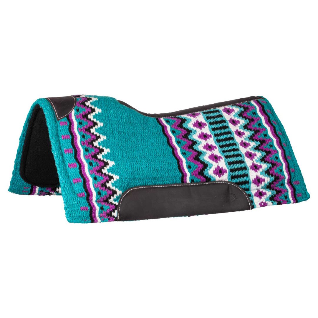 Tapis de selle en laine avec fond en feutre