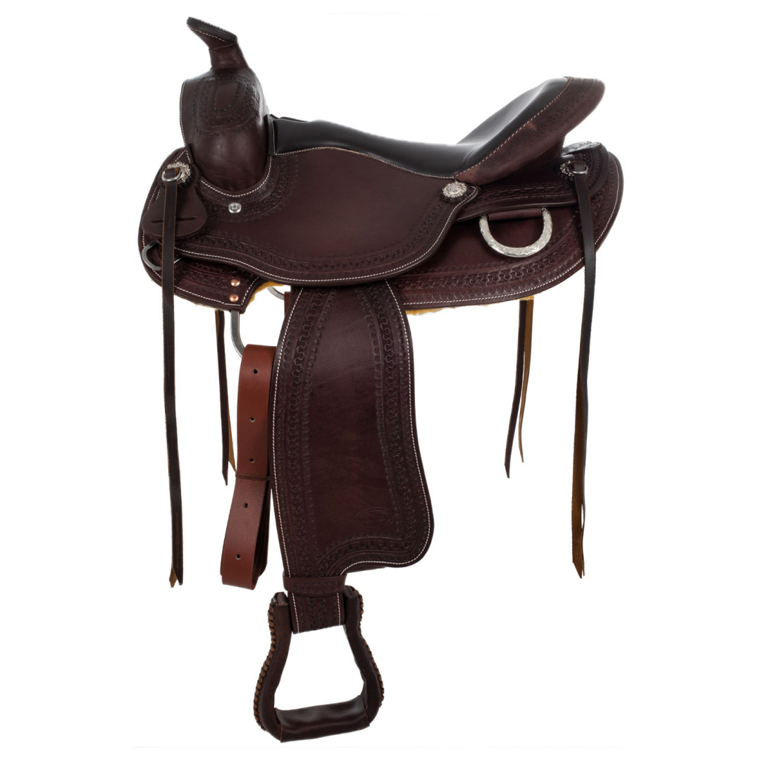 Western Saddle Stainless Steel Fitting Grain Leather Snake Stamp 2817 Western Saddle Stainless Steel Fitting Grain Leather Snake Stamp 2817