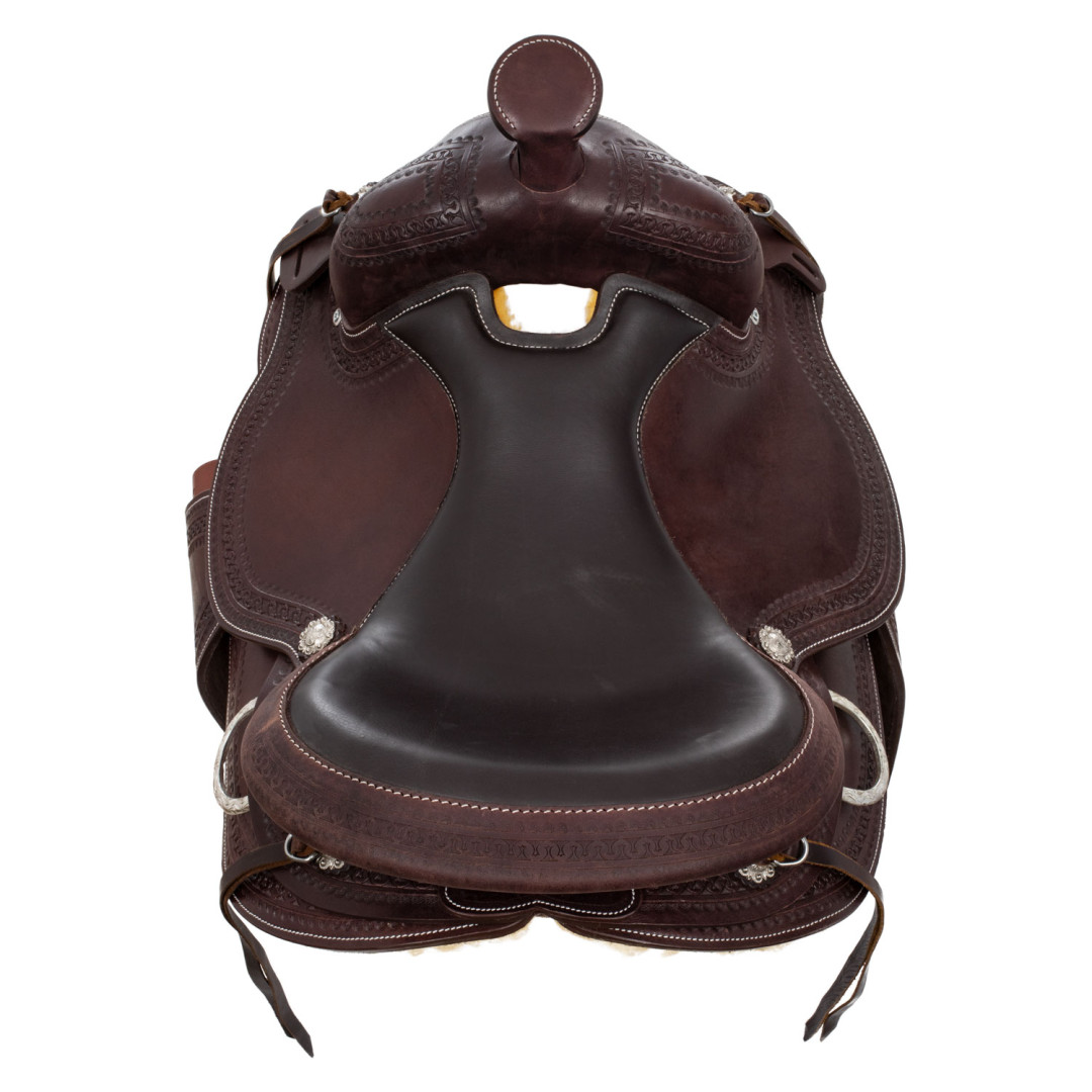 Western Saddle Stainless Steel Fitting Grain Leather Snake Stamp 2817 Western Saddle Stainless Steel Fitting Grain Leather Snake Stamp 2817
