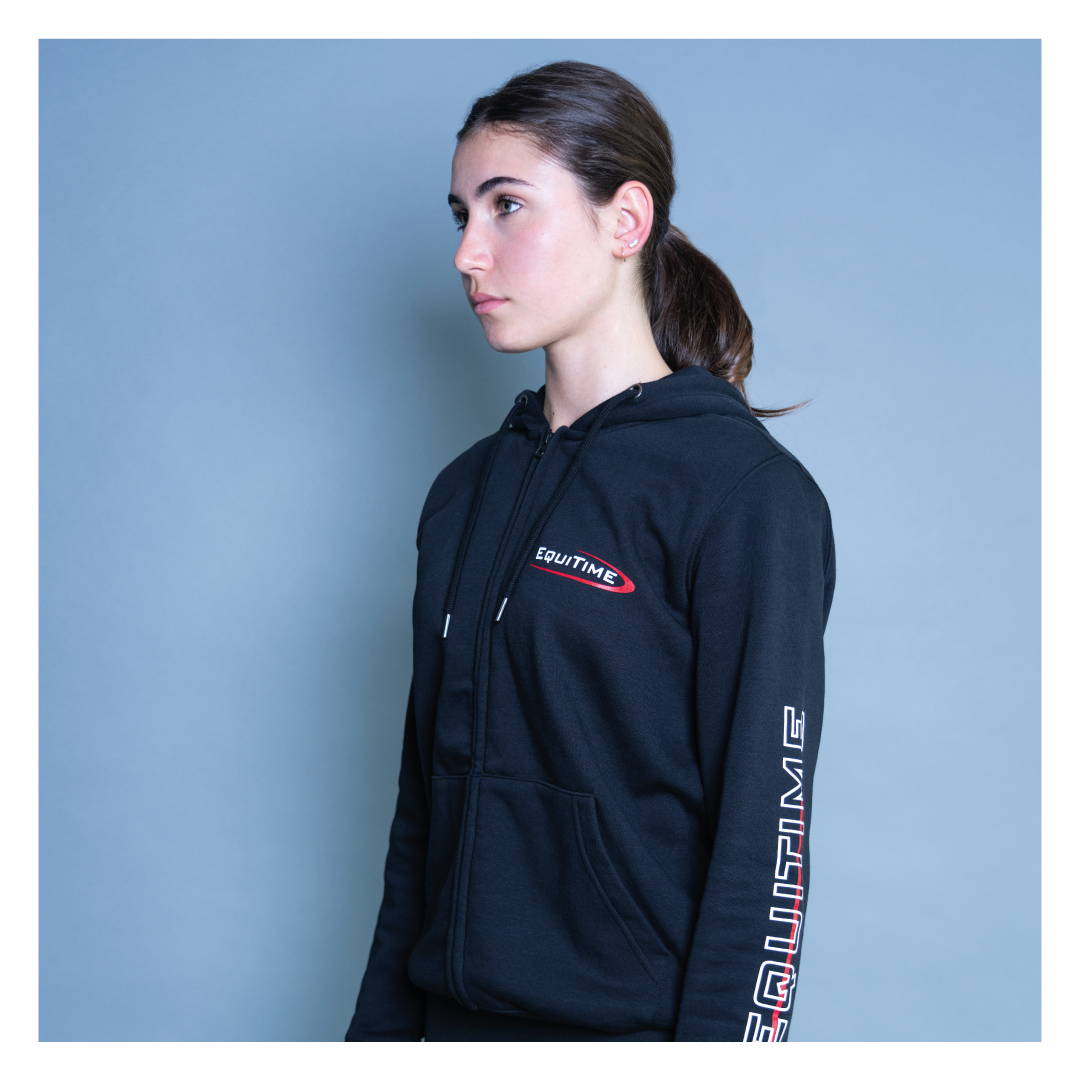 Sudadera unisex con cremallera Equitime Sudadera unisex con cremallera Equitime