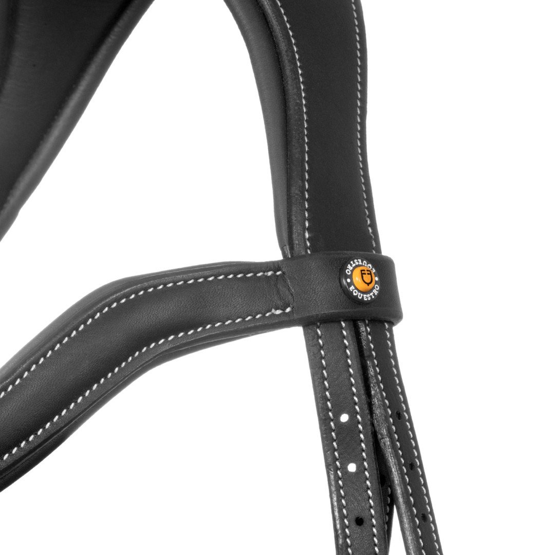 Testiera in morbida pelle cucita