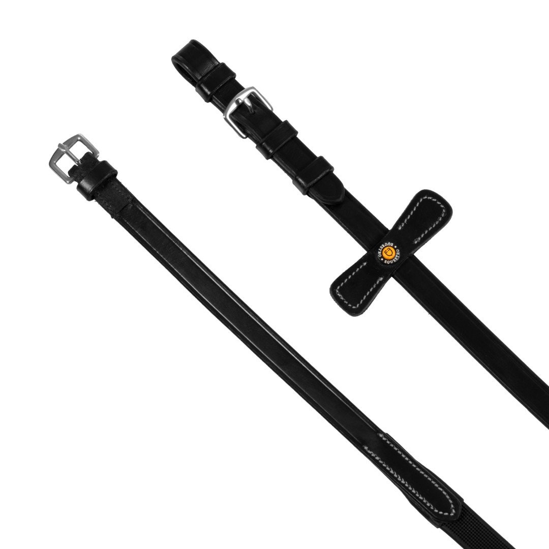 Redini in pelle con impugnatura solida e fermi