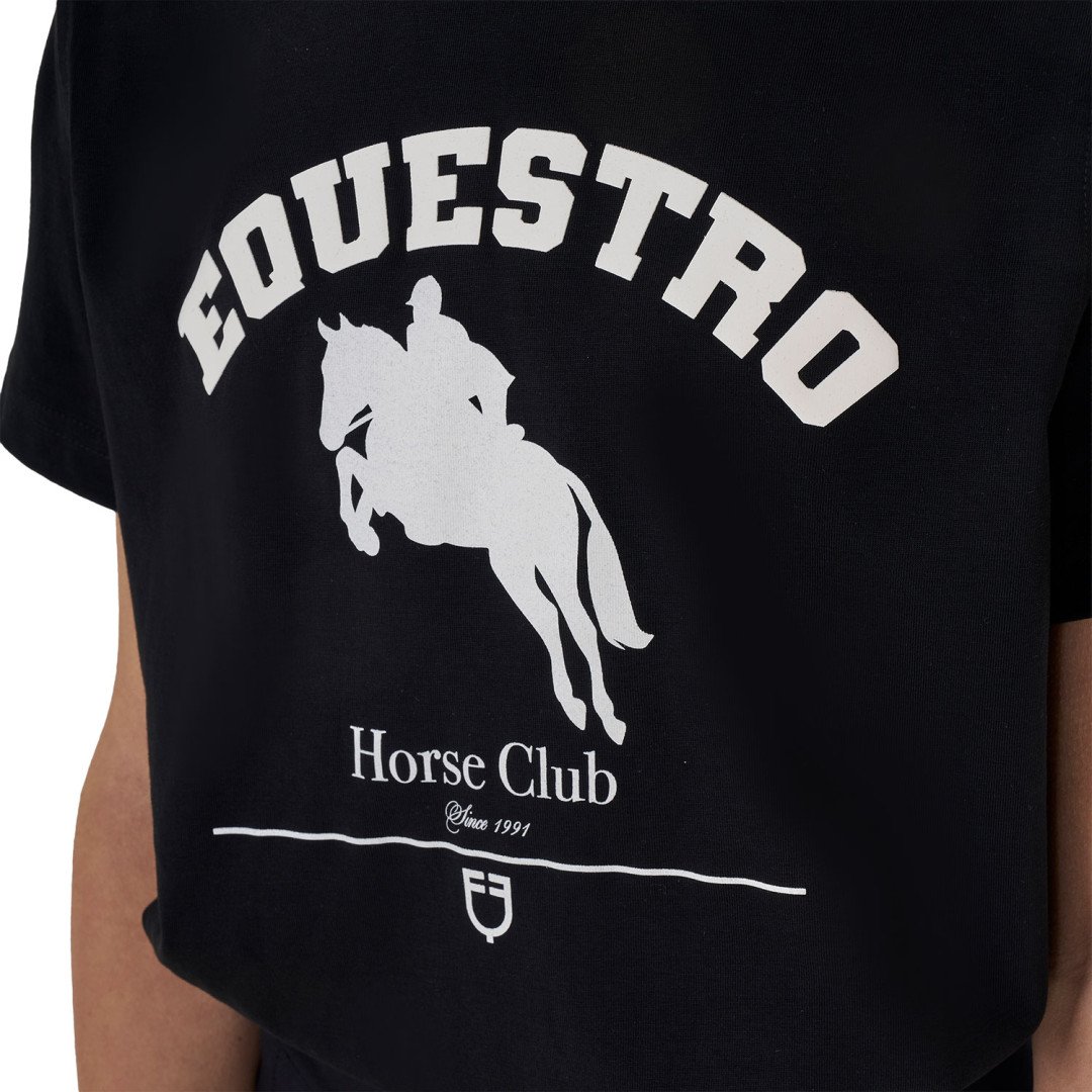 Equitime Saddlery Online  T-shirt bambina Jumping Horse Club in cotone 39,75 €