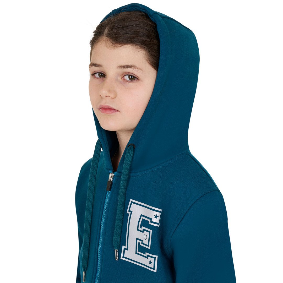 Equitime Saddlery Online  Felpa bambina istituzionale con zip frontale 69,67 €