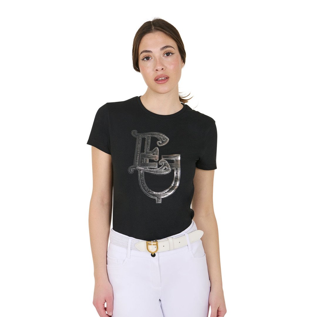 Equitime Saddlery Online T-shirt donna Lamina Monogram in cotone 45,08&nbsp;€