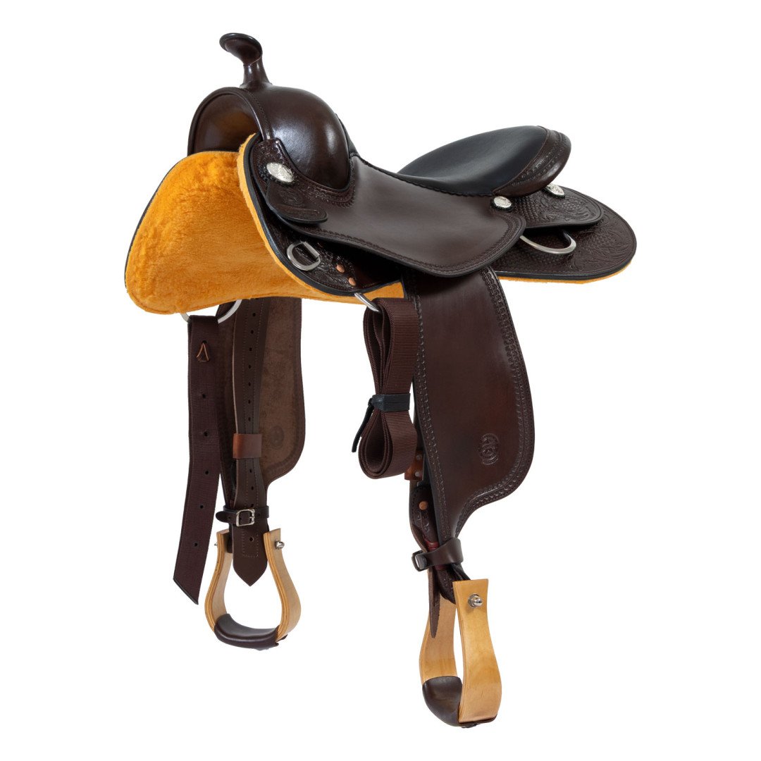 Equitime Saddlery Online  Sella Garland Pleasure small butterfly tooling rose 1,00 €