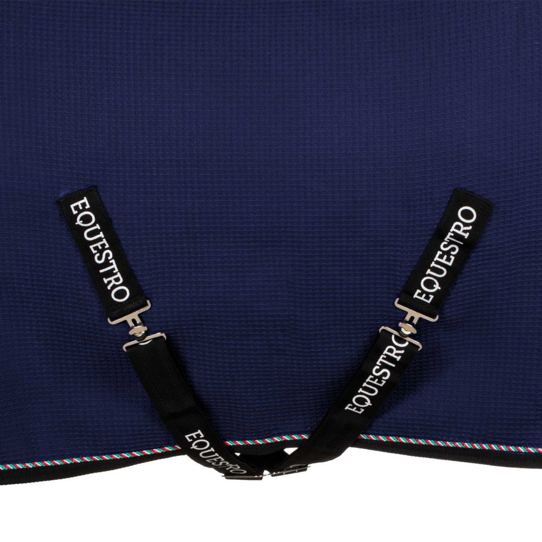 Coperta da box in tessuto waffle Equestro X FISE