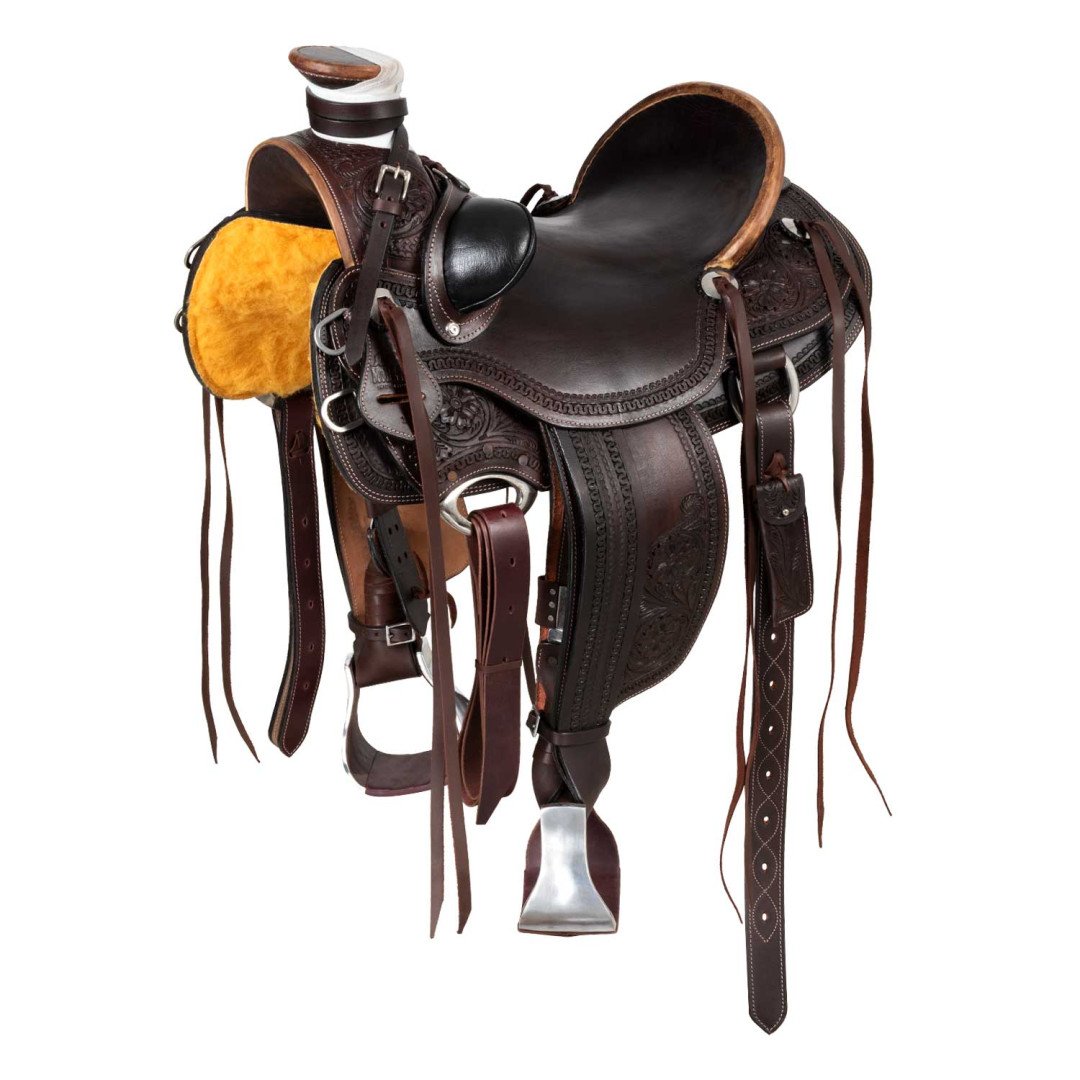 Equitime Saddlery Online  Sella wade ranch con flower tooling 1,00 €