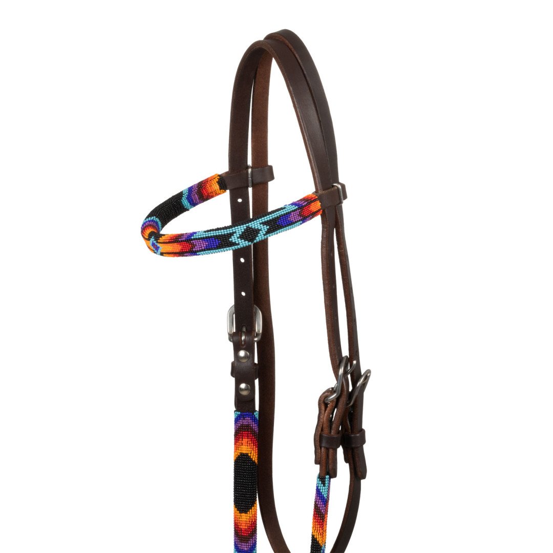 Equitime Saddlery Online  BRIGLIA WESTERN SERAPE CON PERLINE OLIATA 104,51 €