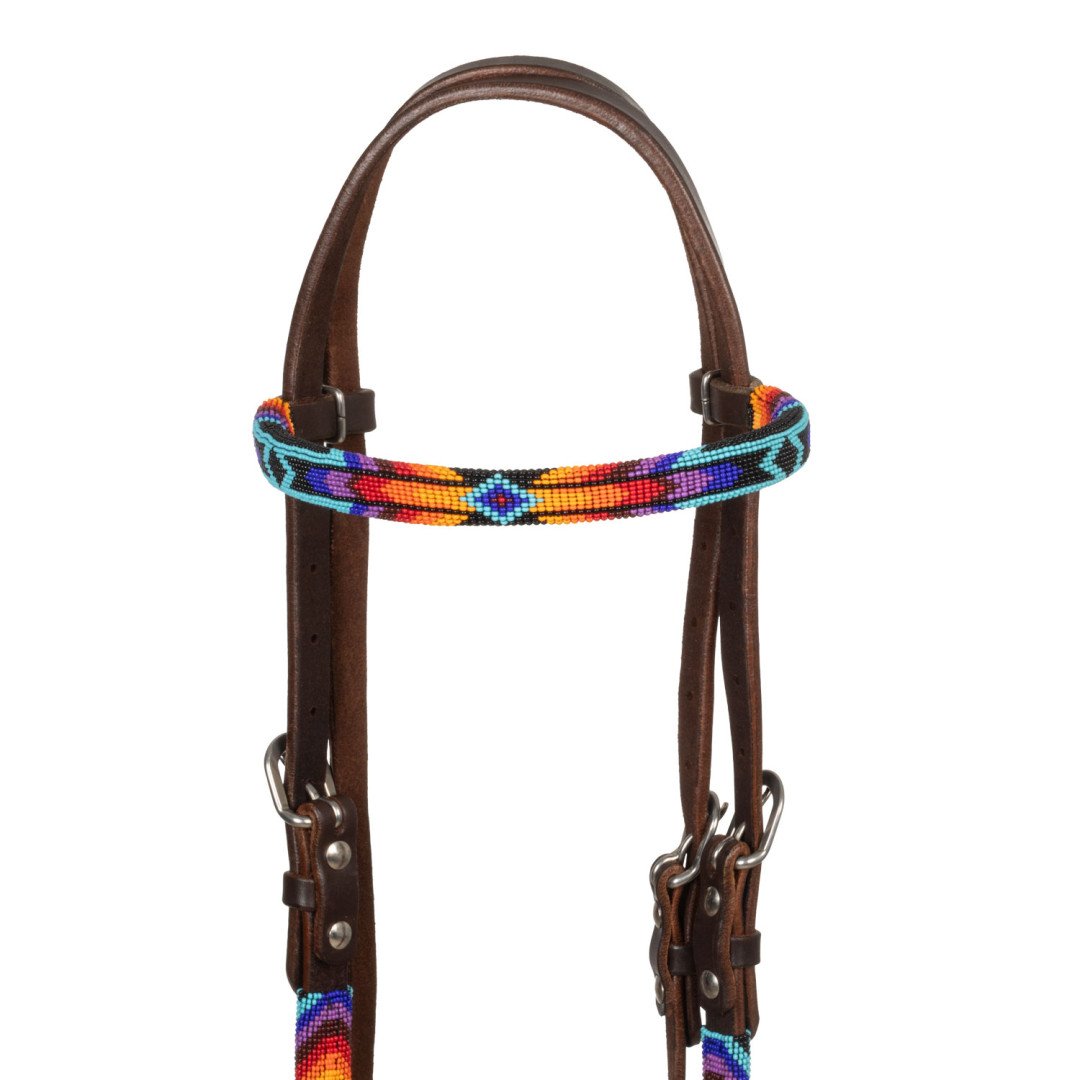 Equitime Saddlery Online  BRIGLIA WESTERN SERAPE CON PERLINE OLIATA 104,51 €