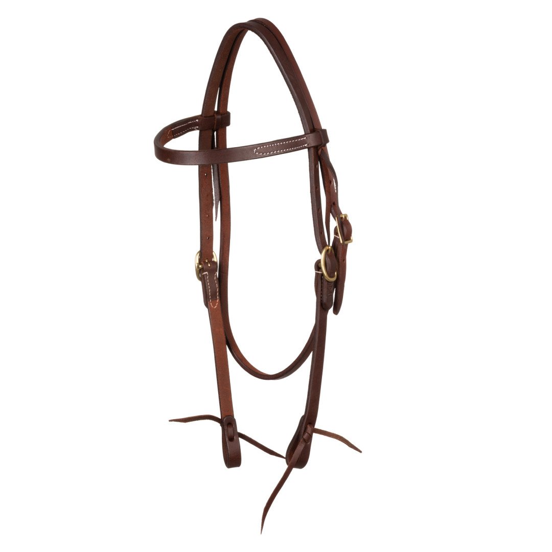 Equitime Selleria Online BRIGLIA WESTERN IN CUOIO CON FRONTALINO DRITTO 33,61&nbsp;€