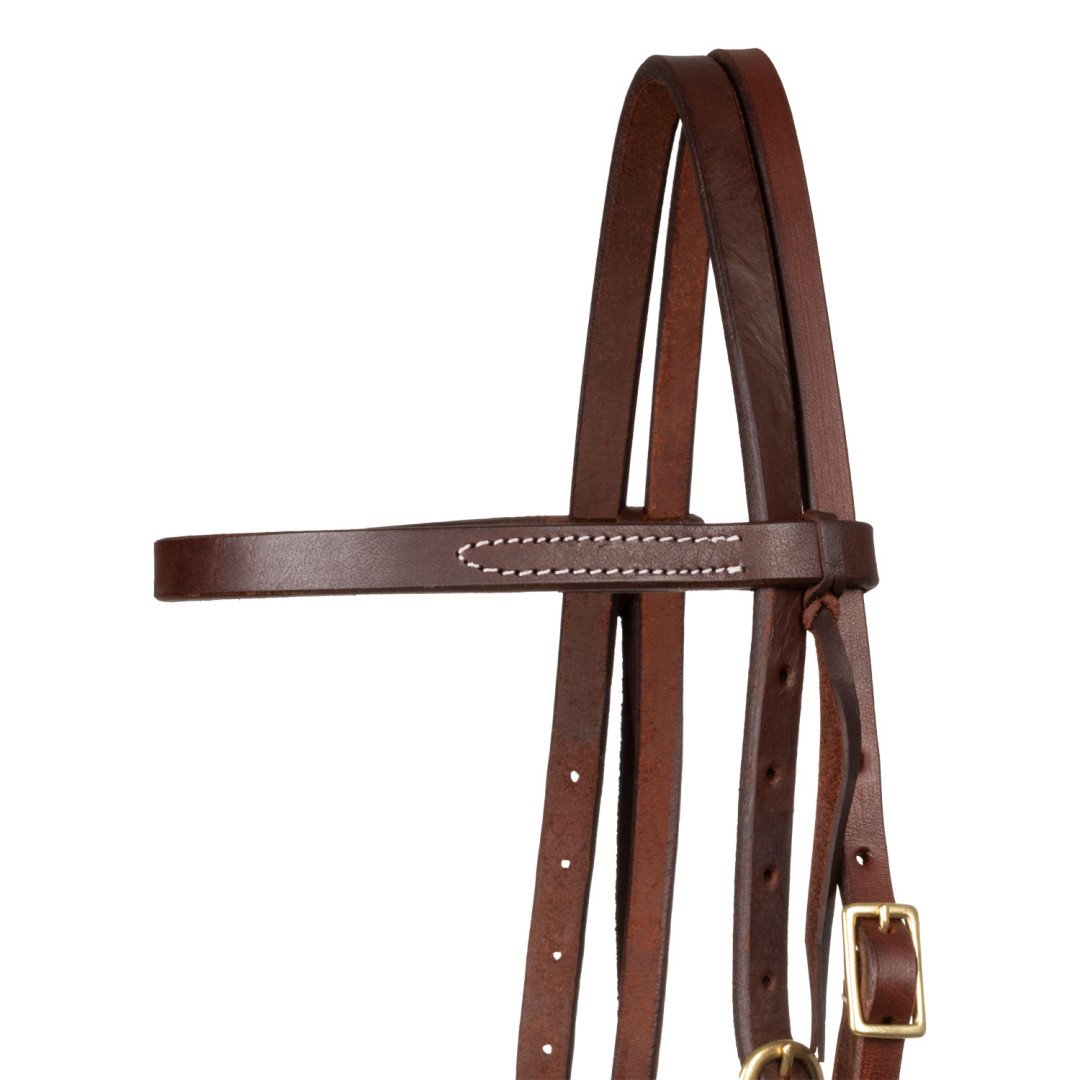 Equitime Selleria Online BRIGLIA WESTERN IN CUOIO CON FRONTALINO DRITTO 33,61&nbsp;€