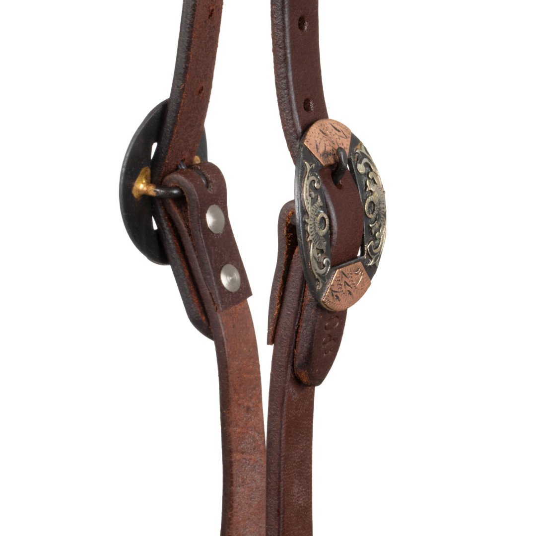 Equitime Selleria Online BRIGLIA WESTERN A UN ORECCHIO CON FIBBIE TEDESCHE 39,34&nbsp;€