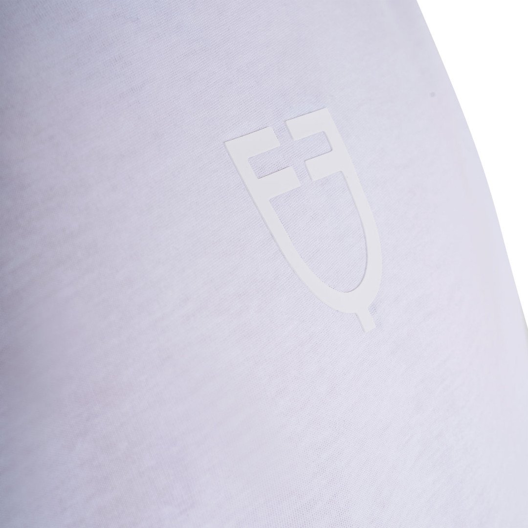 Equitime Saddlery Online T-shirt basic bambina in cotone con logo tono su tono 30,74&nbsp;€