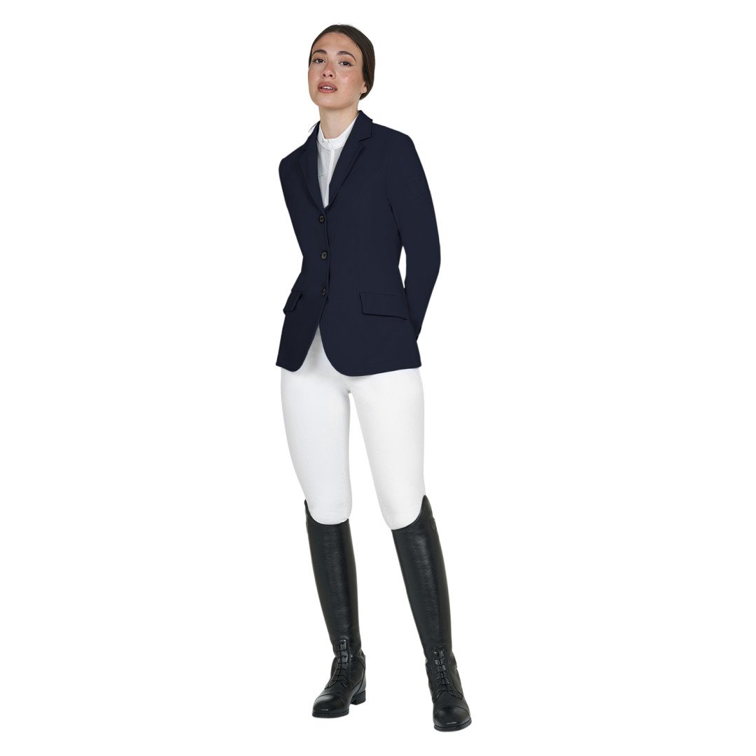Equitime Saddlery Online Giacca donna da concorso con logo a rilievo 155,33&nbsp;€