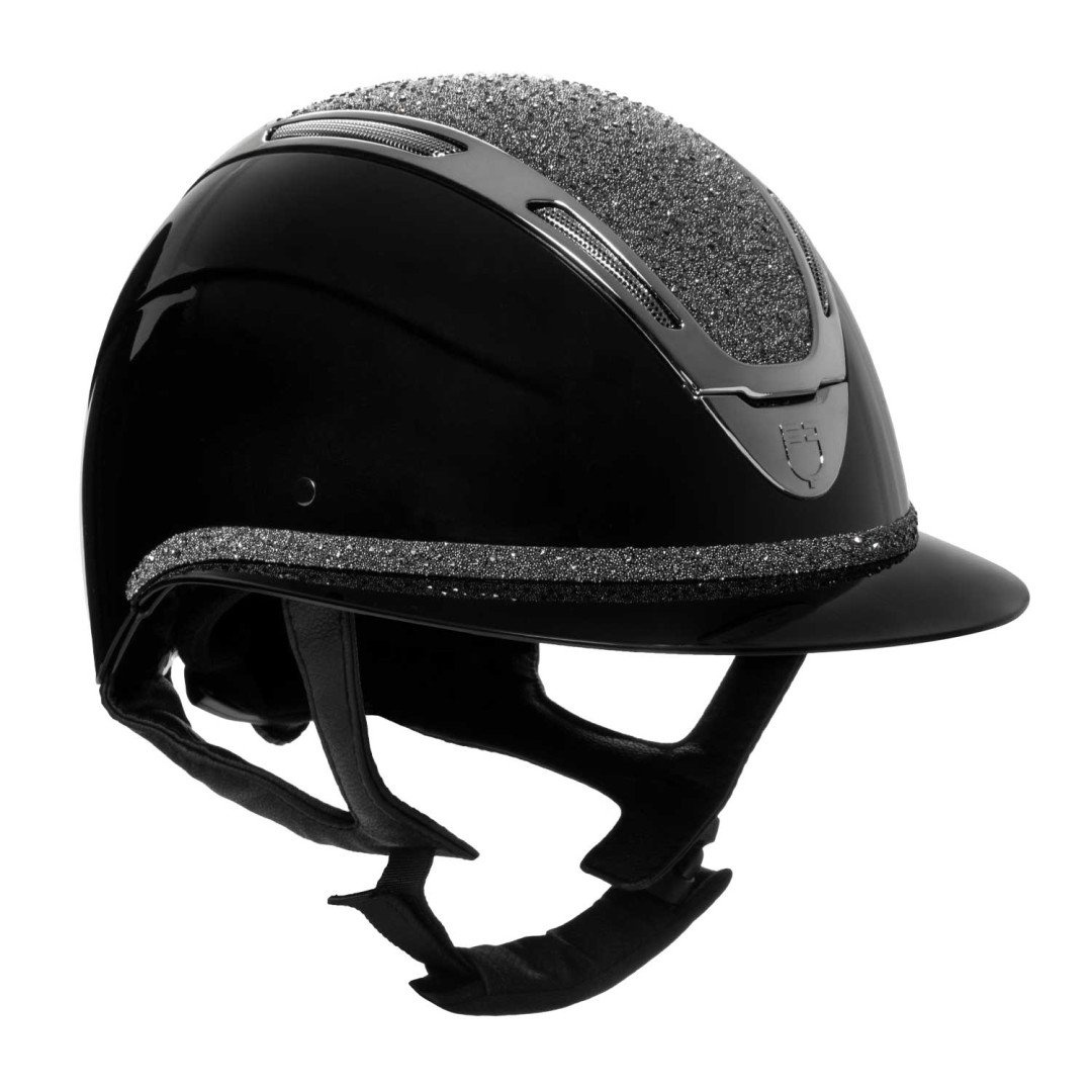 Equitime Selleria Online Cap Apocalypse donna calotta lucida e brillantini omologazione EN 1384-2023 245,08&nbsp;€
