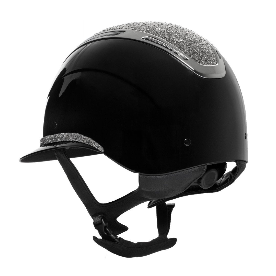 Equitime Selleria Online Cap Apocalypse donna calotta lucida e brillantini omologazione EN 1384-2023 245,08&nbsp;€