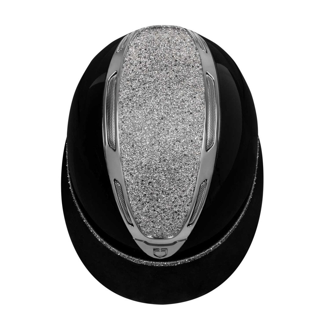 Equitime Selleria Online Cap Apocalypse donna calotta lucida e brillantini omologazione EN 1384-2023 245,08&nbsp;€
