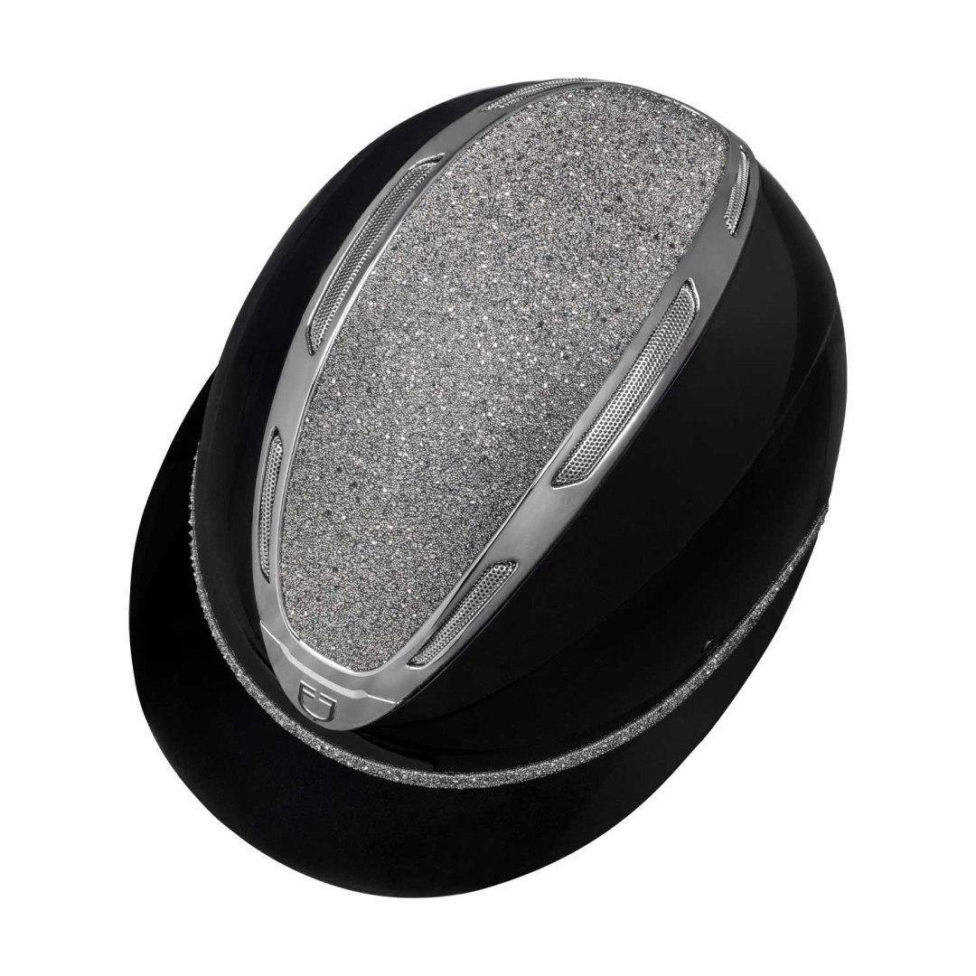 Equitime Selleria Online Cap Apocalypse donna calotta lucida e brillantini omologazione EN 1384-2023 245,08&nbsp;€