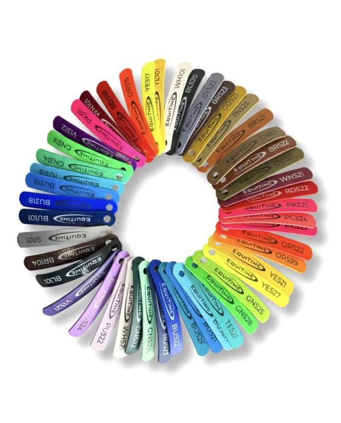 Buy EQUITIME biothane Color Chart | EQUITIME