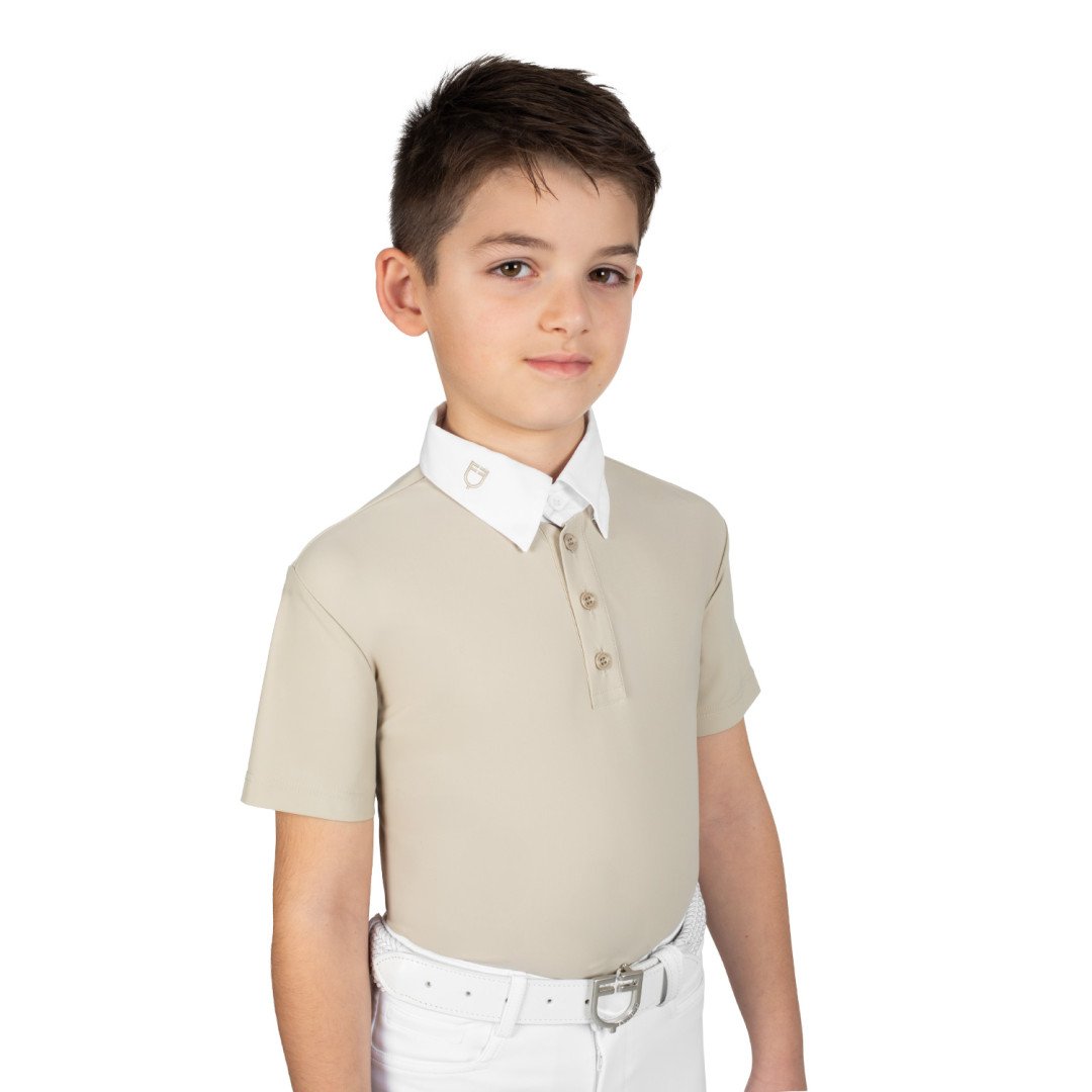 Camisa polo de manga curta Arsen para crianças