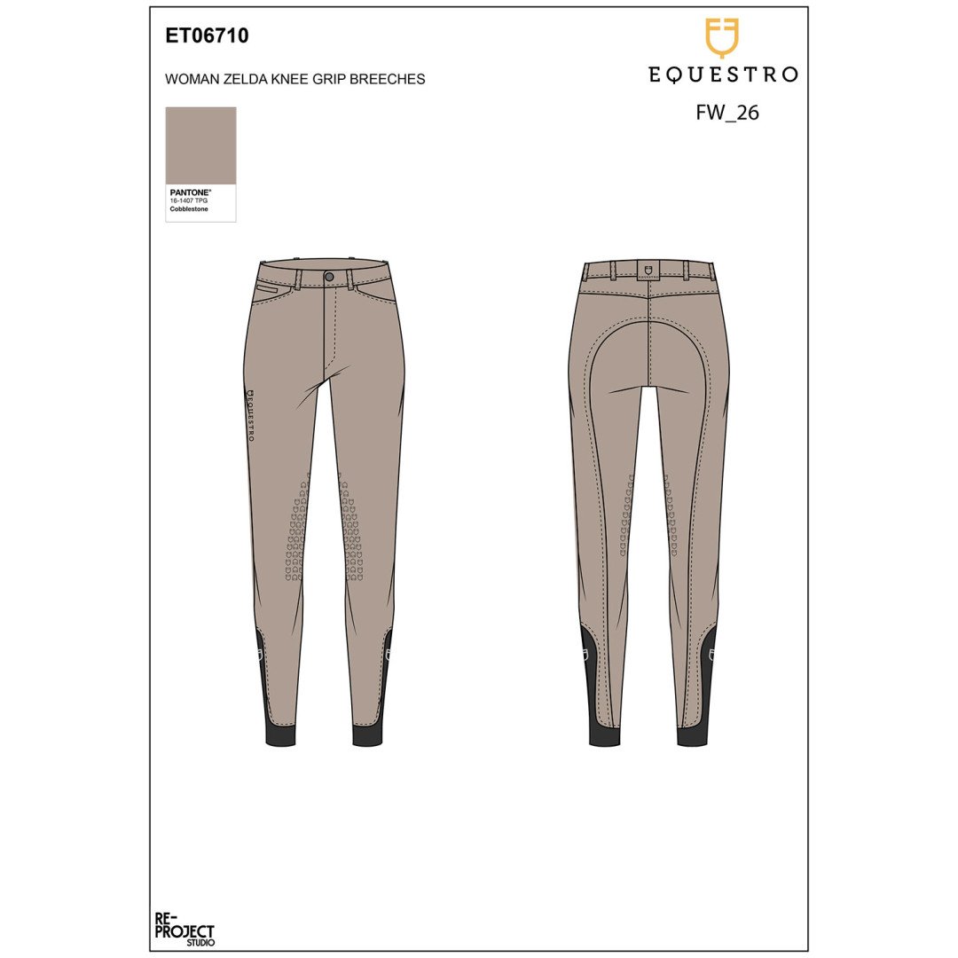 Reithose für Equestro , Modell Aria Full Grip