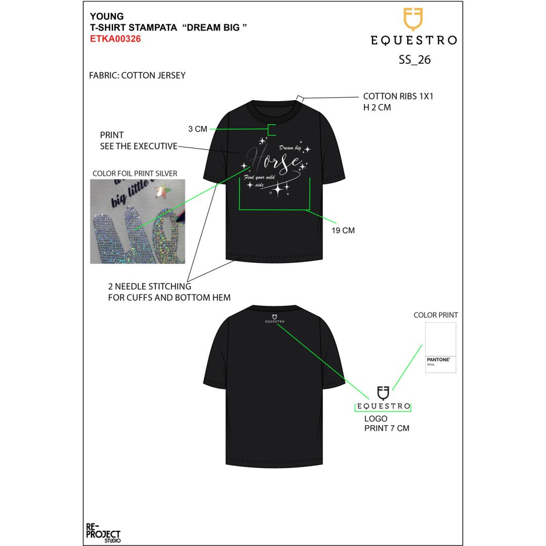 Monta Inglese T-shirt bambina Dream Big in cotone con stampa 40,90&nbsp;€